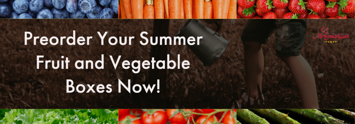Fruit and Vegetable Boxes Start Week of June 26! Fruit and Vegetable Boxes Start Week of June 26!