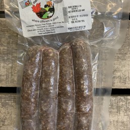 Beef Sausage - Honey Garlic - Grass-fed Beef Sausage - Honey Garlic - Grass-fed