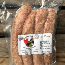 Pork Sausage - Honey Garlic- Organic Principled Pork Sausage - Honey Garlic- Organic Principled